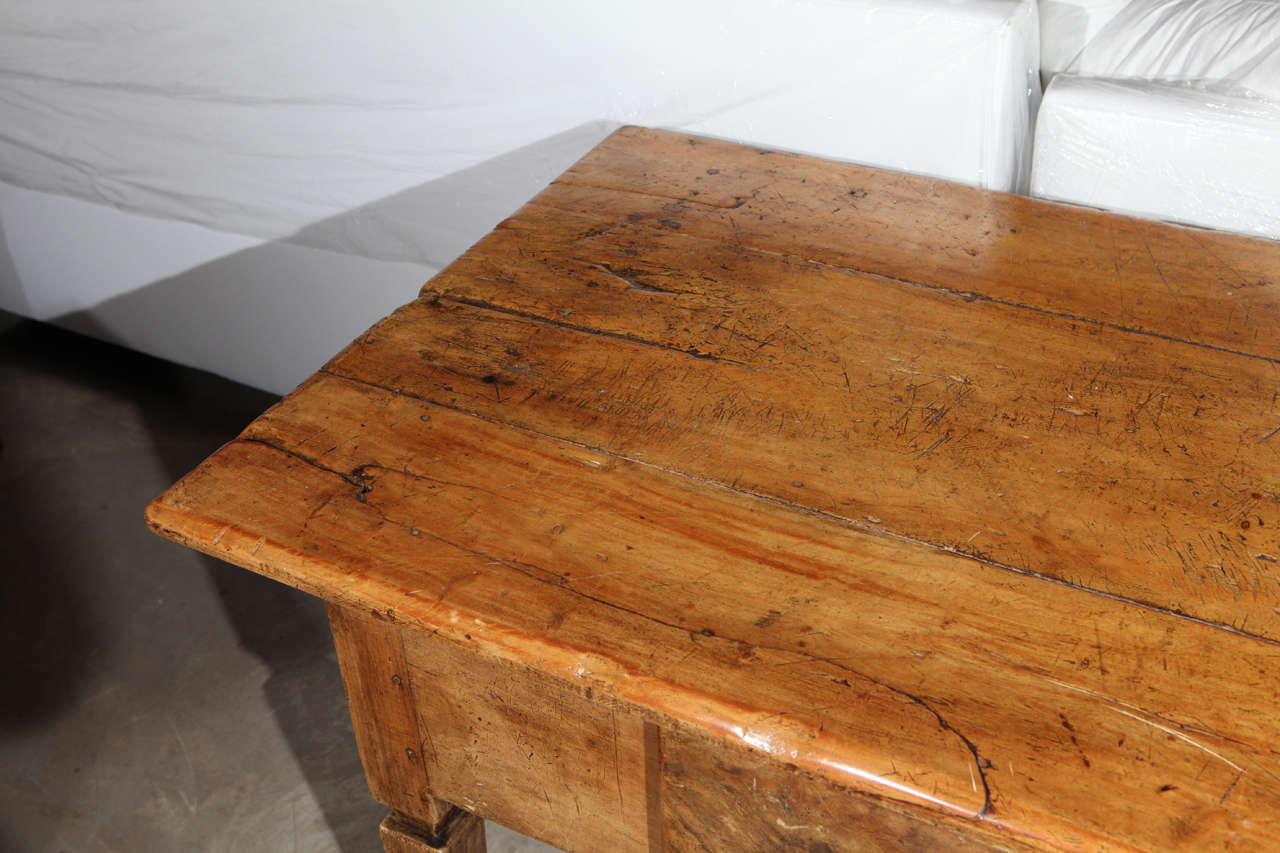 Continental Solid Wood Table 19th Century For Sale 1