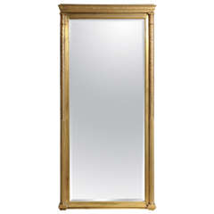 American Bronze Neoclassic Style Mirror