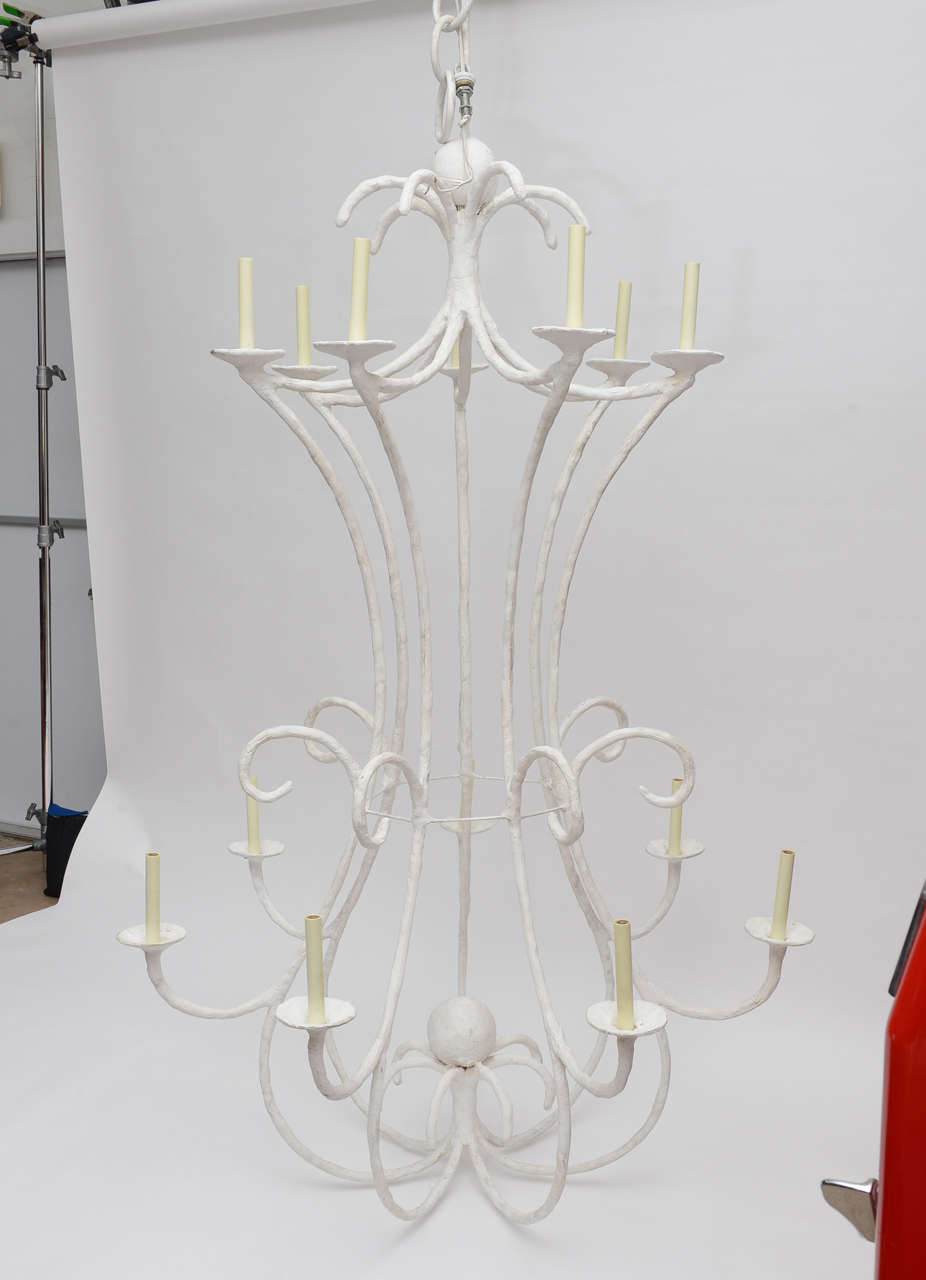 A great hanging fixture. This is a large fixture, eight feet tall