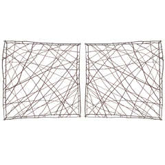 Huge David Ward Twig Wall Sculptures 10