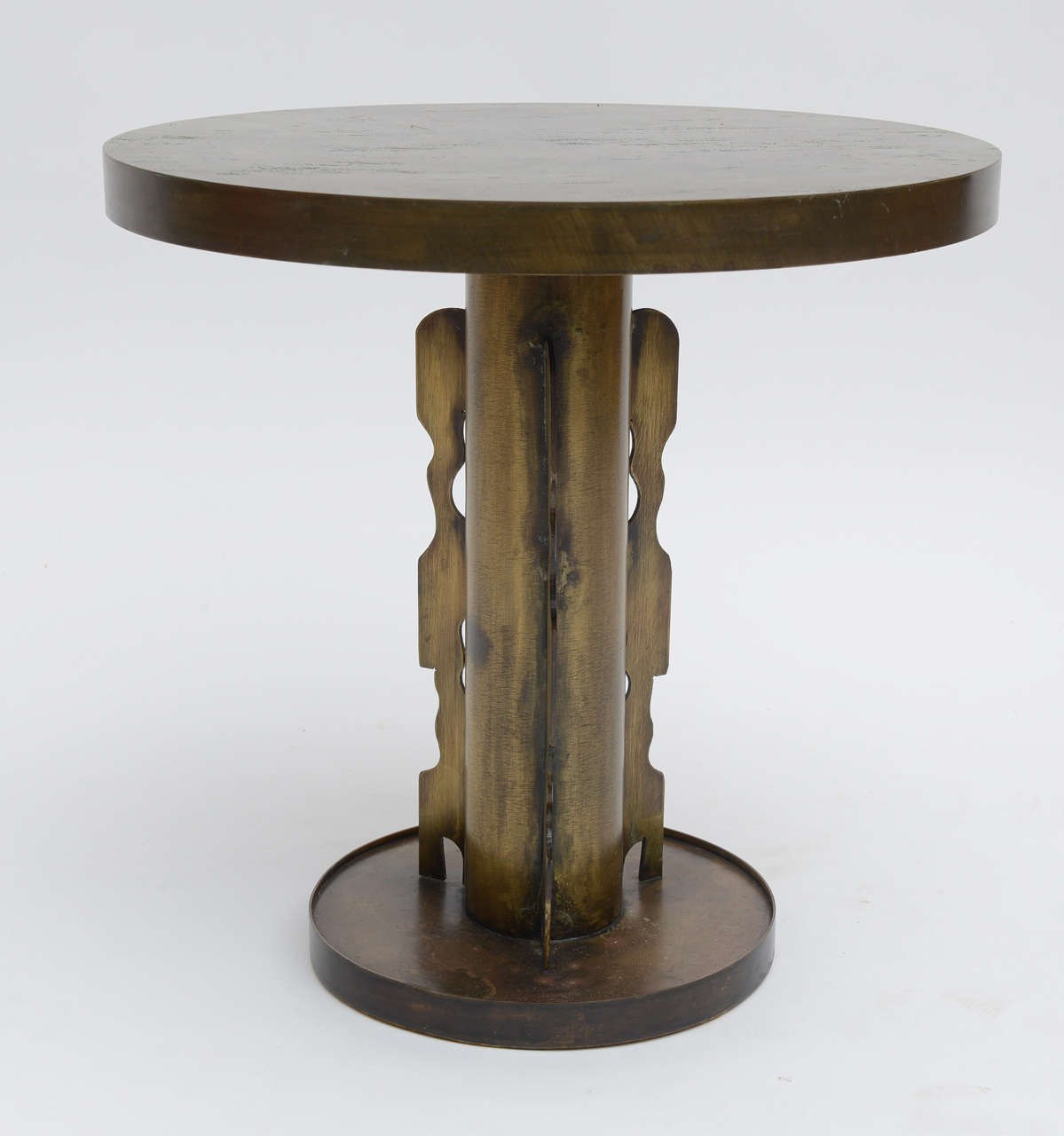 Great side table by Philip & Kelvin Laverne with a simple design on top.