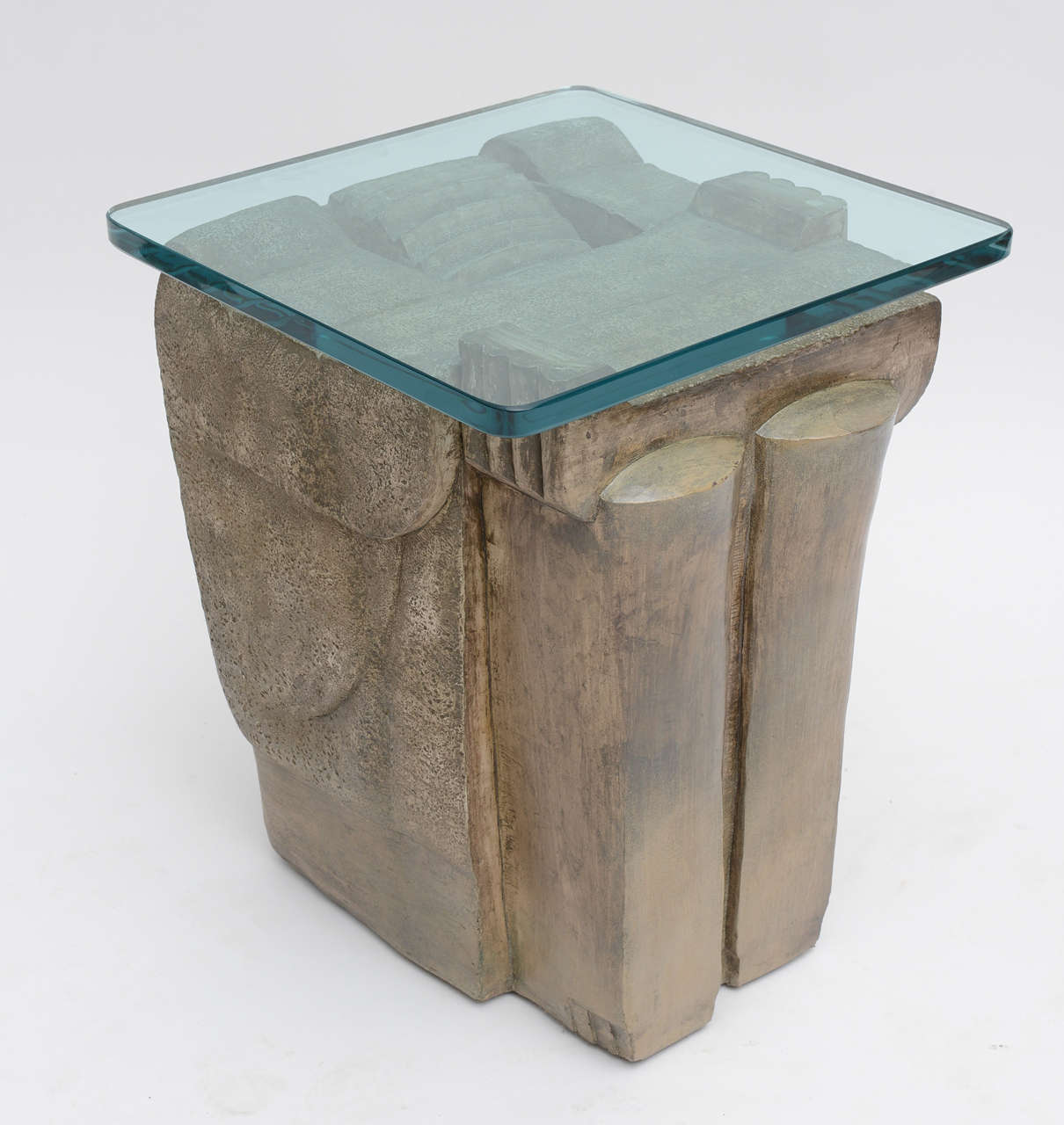 Composition 1970's Formed  Stone Tables For Sale