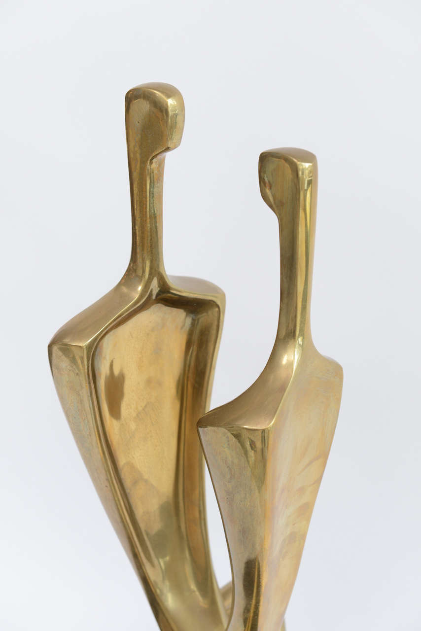 20th Century Itzik Ben Shalom Bronze Sculpture