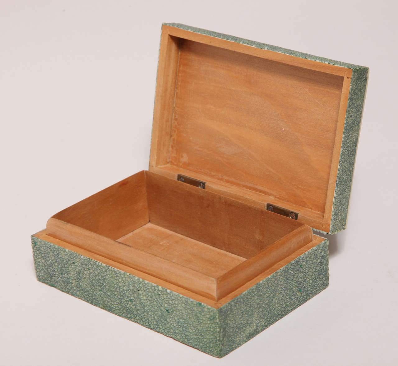 Mid-20th Century English Art Deco Shagreen Box