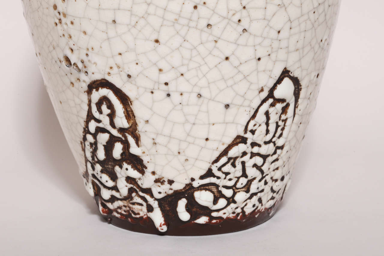 Jean Besnard French Art Deco Stoneware Vase For Sale 2