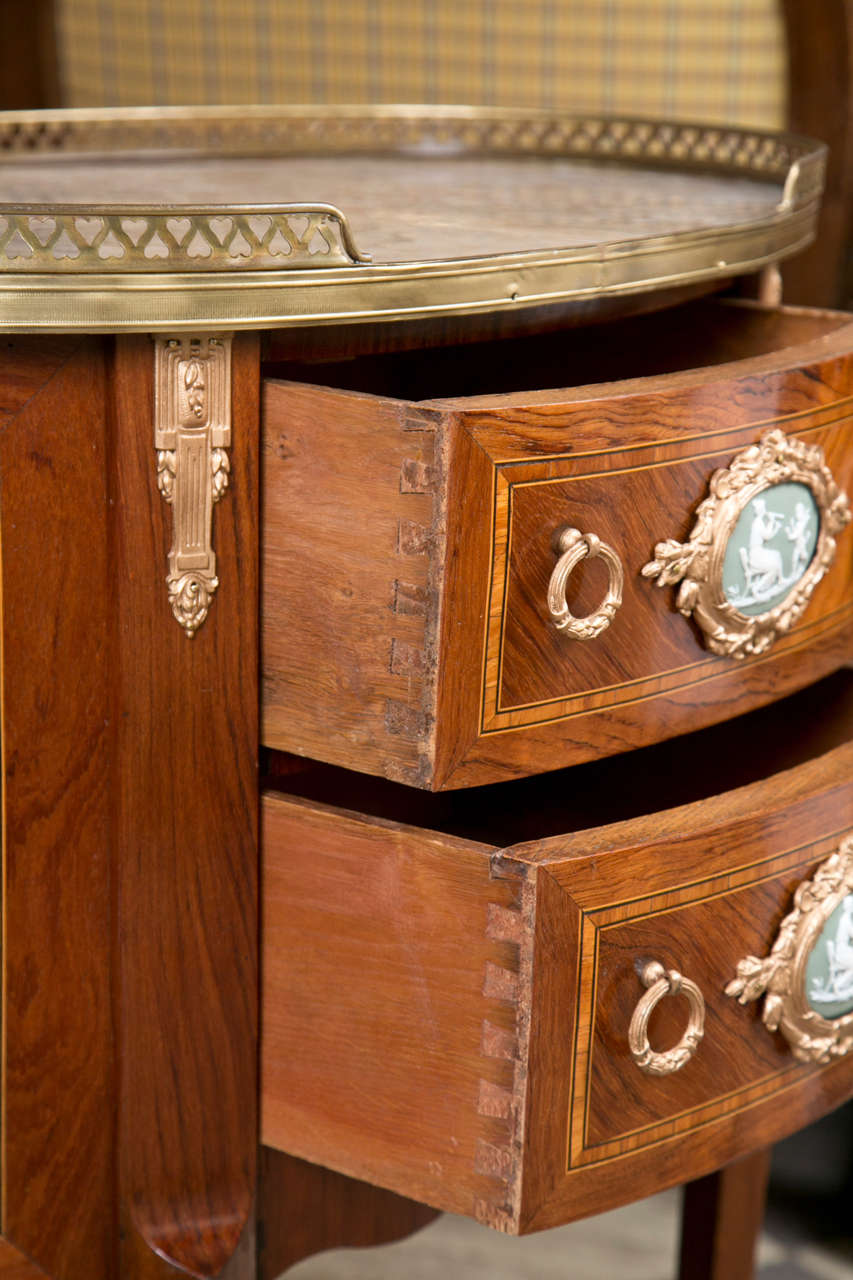 Louis XV  Style  Marble Top Side  Table 2