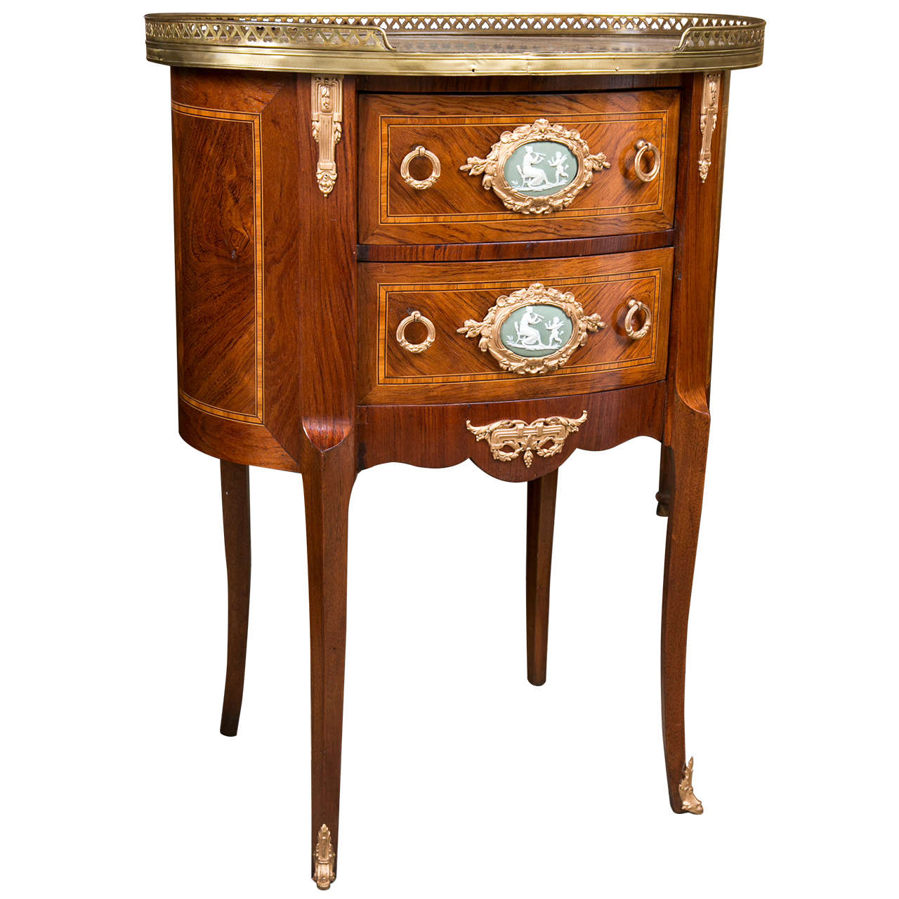 Louis XV  Style  Marble Top Side  Table