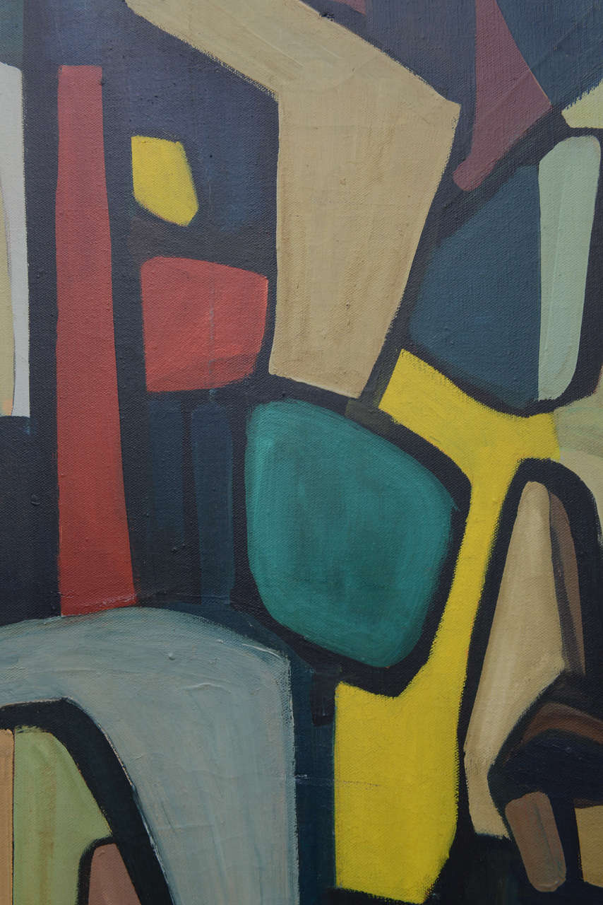Mid-20th Century French Modernist Painting