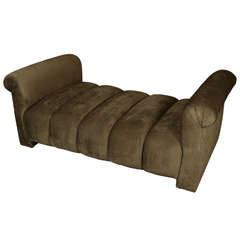 Custom Designed Large Upholstered Chaise Lounge / Day Bed by Steve Chase