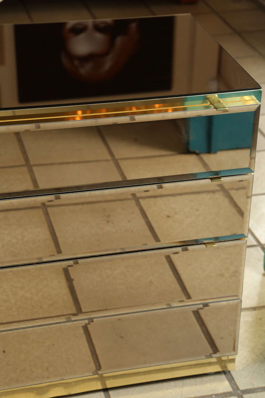 American Glamorous Mirrored Dresser Designed by Guy Barker for Ello