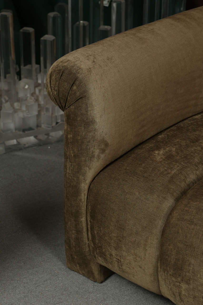 Custom Designed Large Upholstered Chaise Lounge / Day Bed by Steve