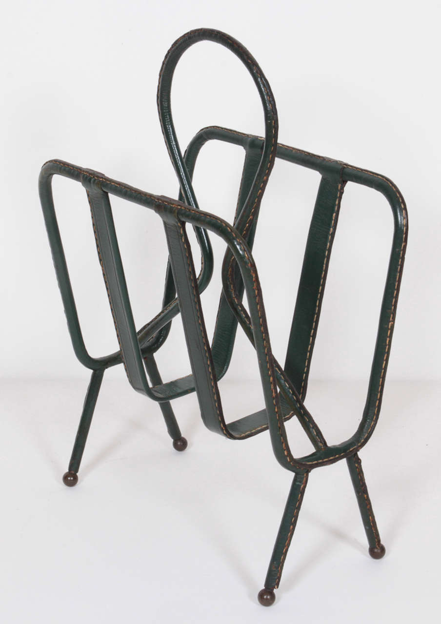 French Jacques Adnet, Circa1955 Magazine Stand