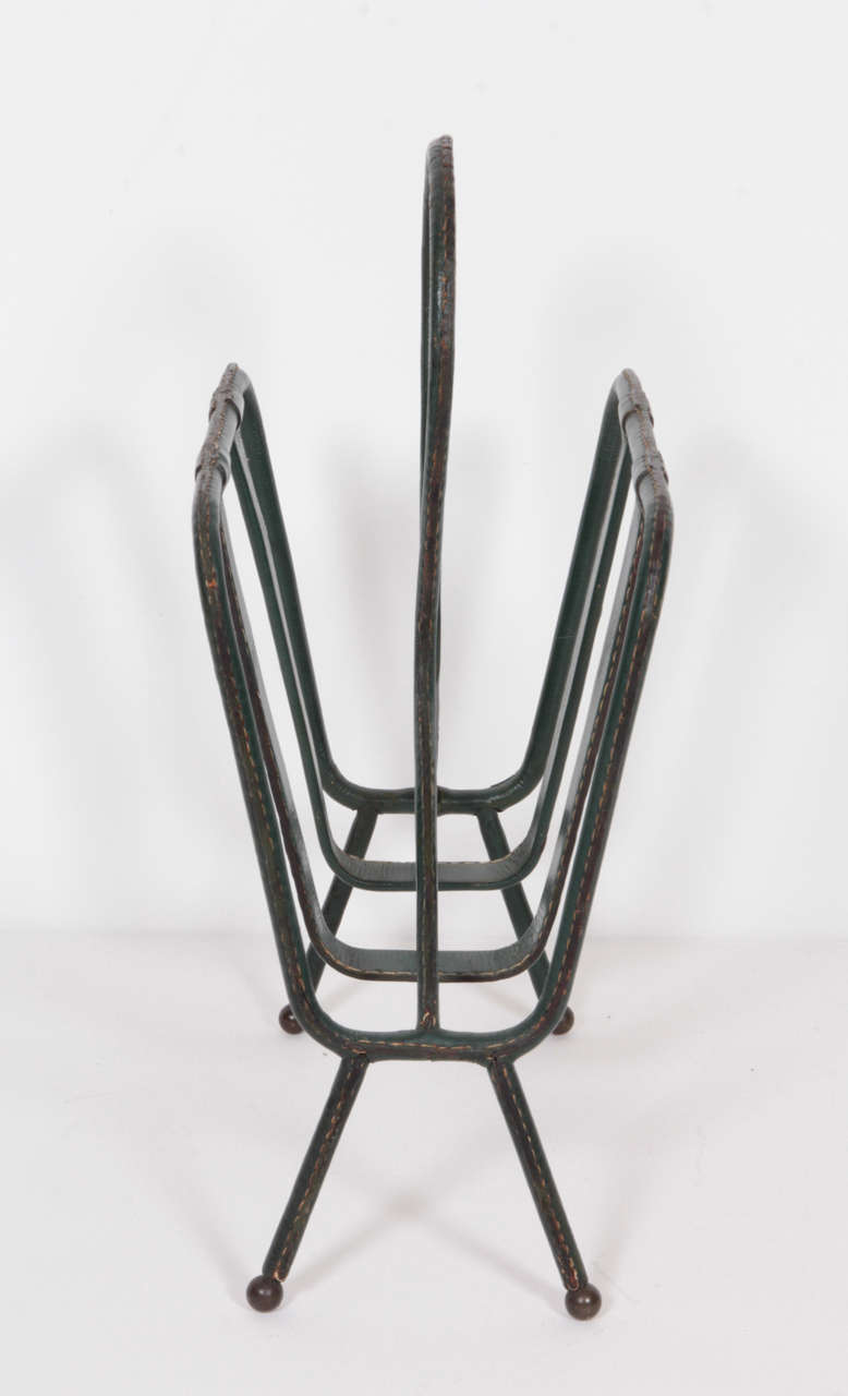 Jacques Adnet, Circa1955 Magazine Stand In Good Condition In New York, NY