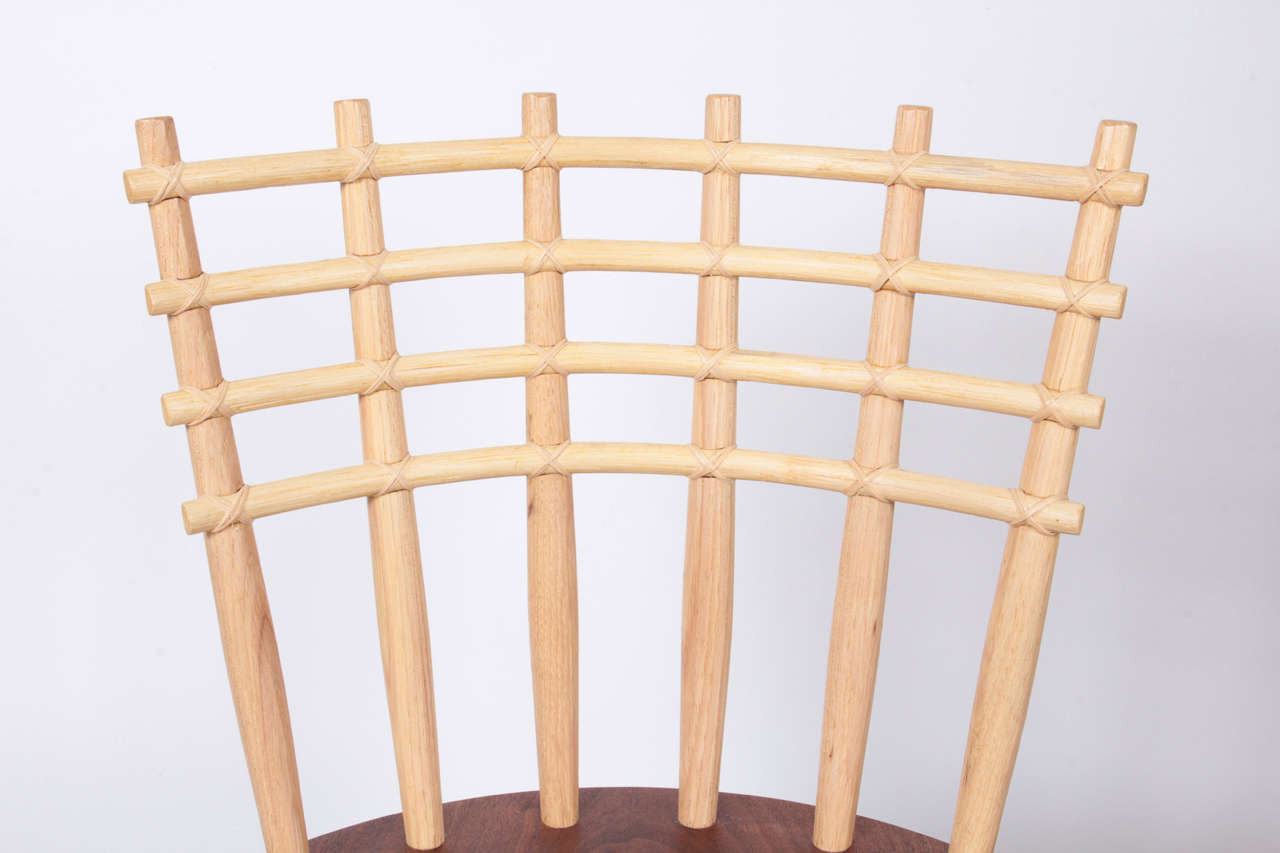 George Nakashima Woodworker, 2009 /  Ligne Revolving Chair In Excellent Condition In New York, NY