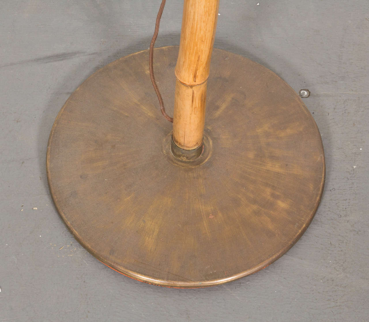 Austrian Bamboo Floor Lamp, Austria, 1950's For Sale