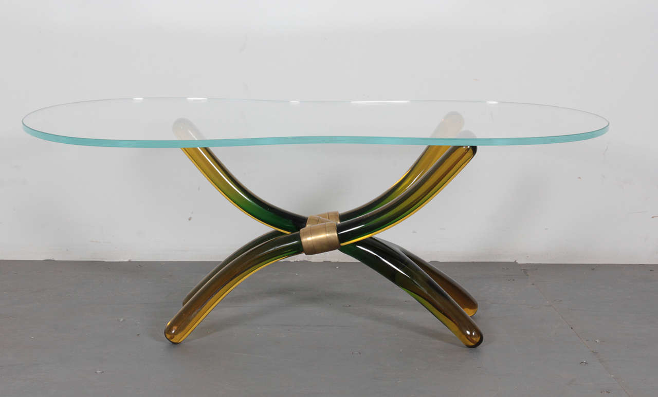 Coffee Table by Seguso, 1950s In Excellent Condition For Sale In Hoboken, NJ