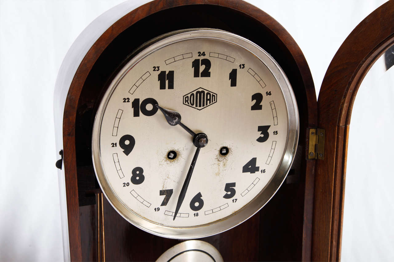 Mid-20th Century Spanish Origin Art Deco Clock
