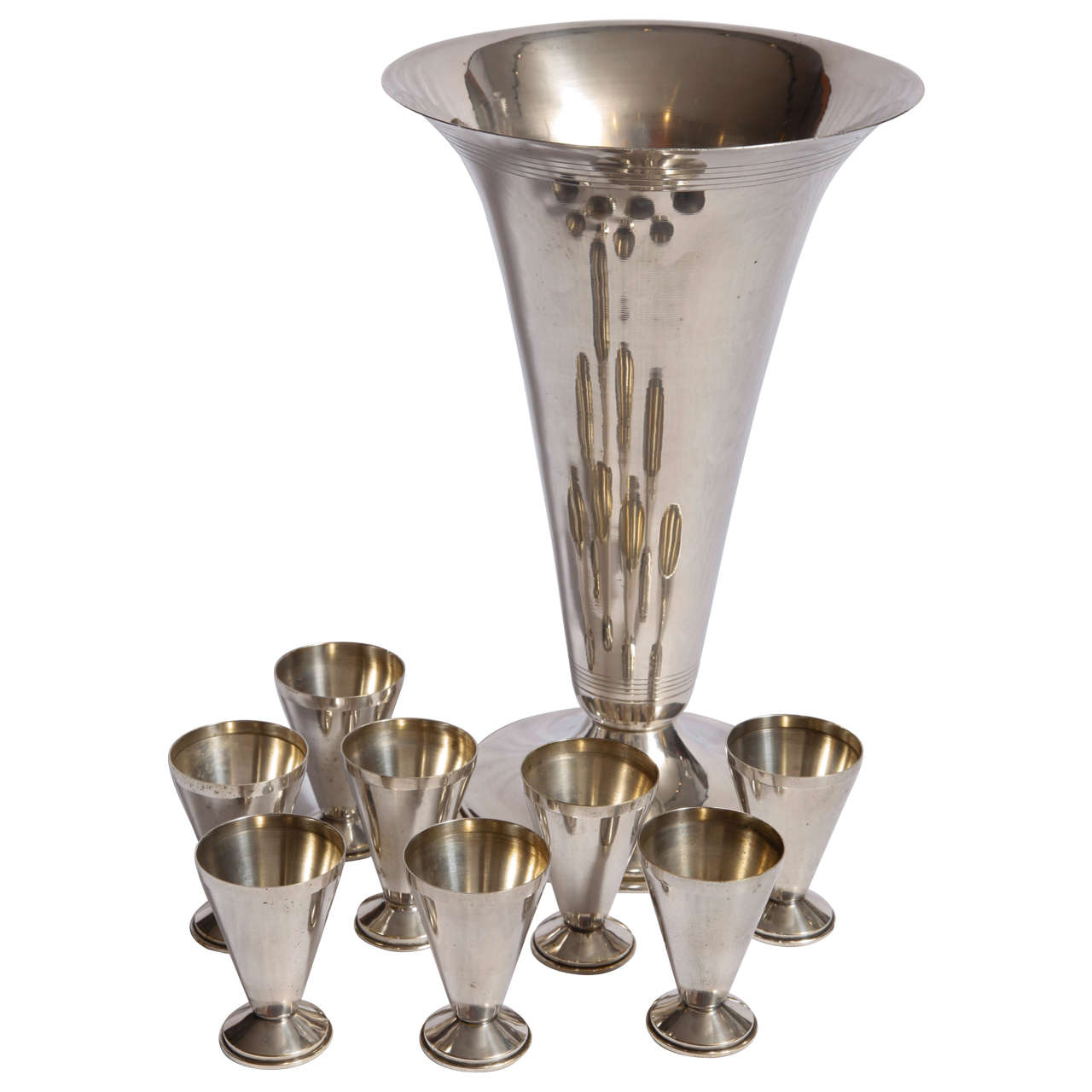 Tableware in Silver Plated Metal For Sale