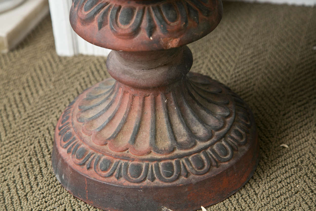 19th Century Pair of Terracotta Campana Style Urns For Sale