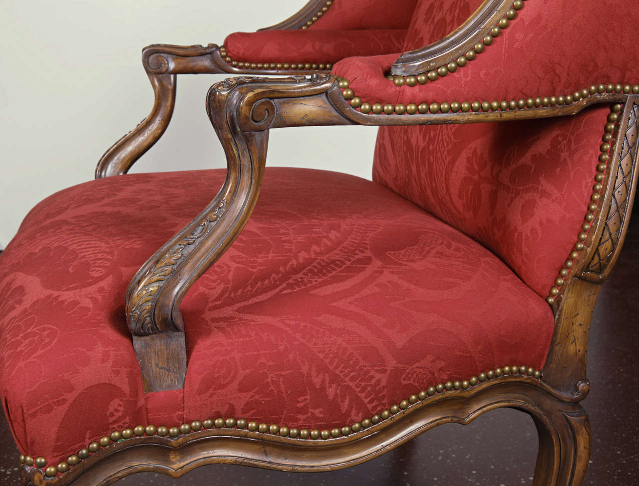 French Provincial Style Wingback Chair 3