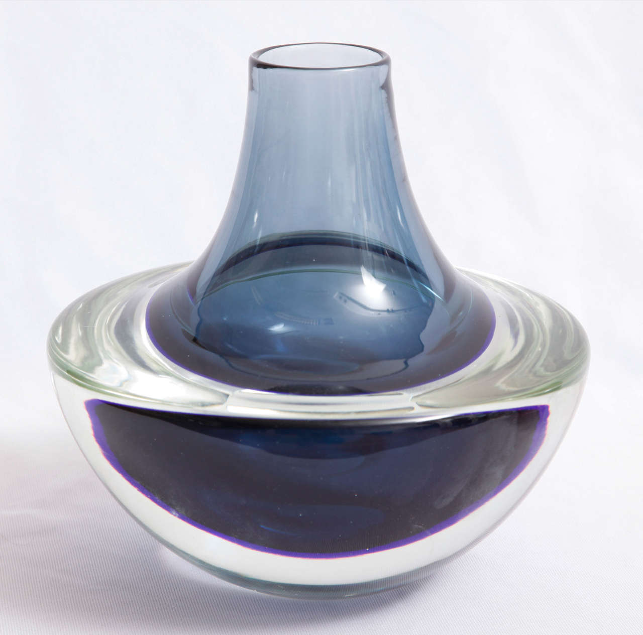 Mario Pinzoni for Seguso Vetri D'Arte - Sommerso Vases In Good Condition In Brussels, BE