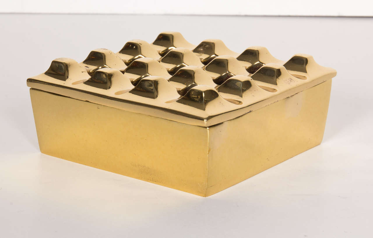 The classic Ultima brass ashtray by Beck & Jung