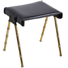 Stool By Jacques Adnet