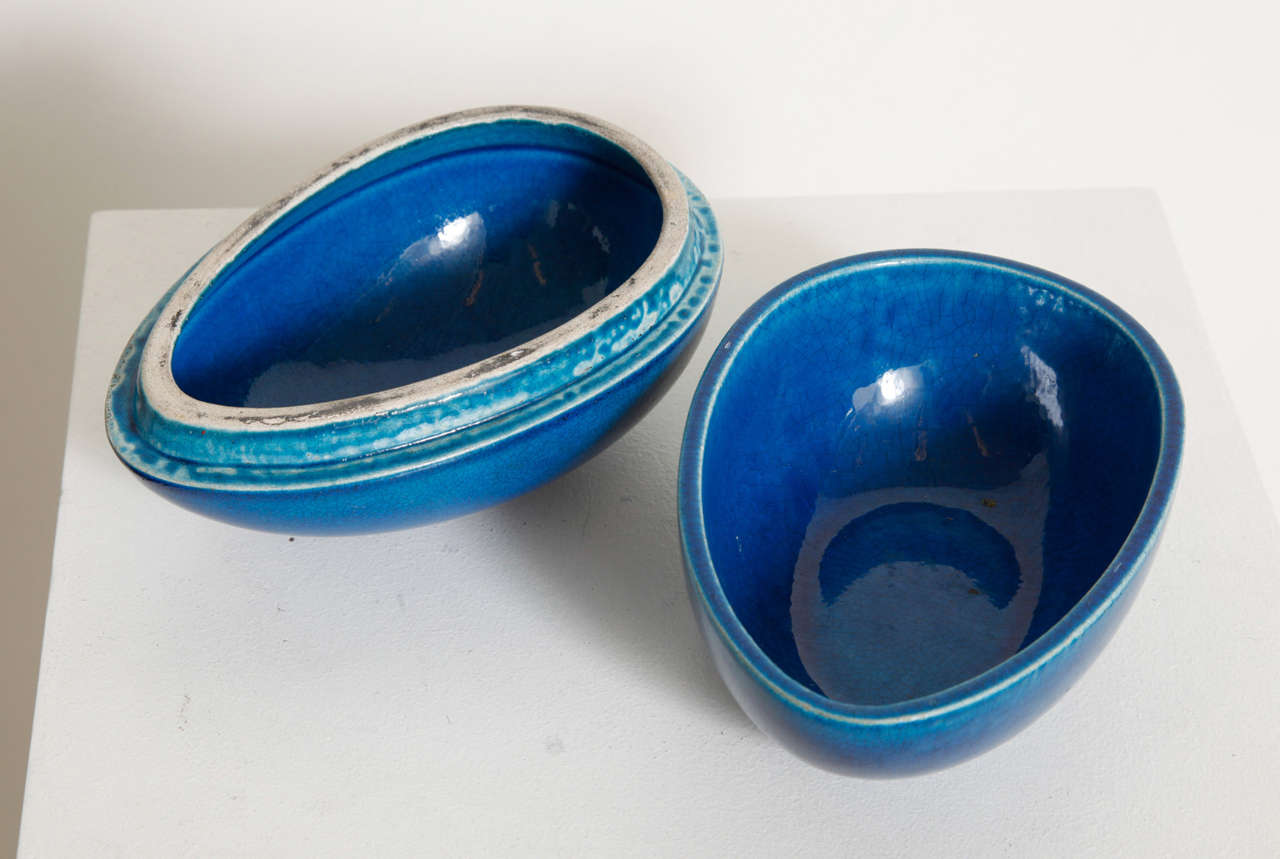 Pol Chambost Egg Ceramic Box In Good Condition For Sale In Brussels, BE