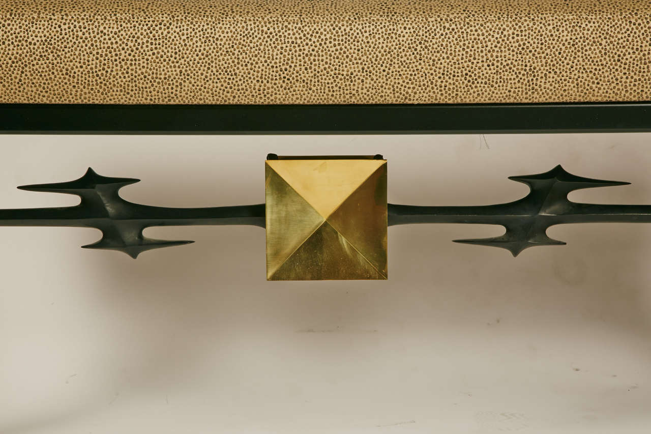 Belge Banc en bronze de Peter Van Heeck en vente