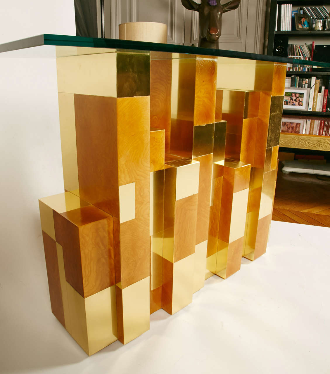 Cityscape Console by Paul Evans In Excellent Condition For Sale In Bois-Colombes, FR