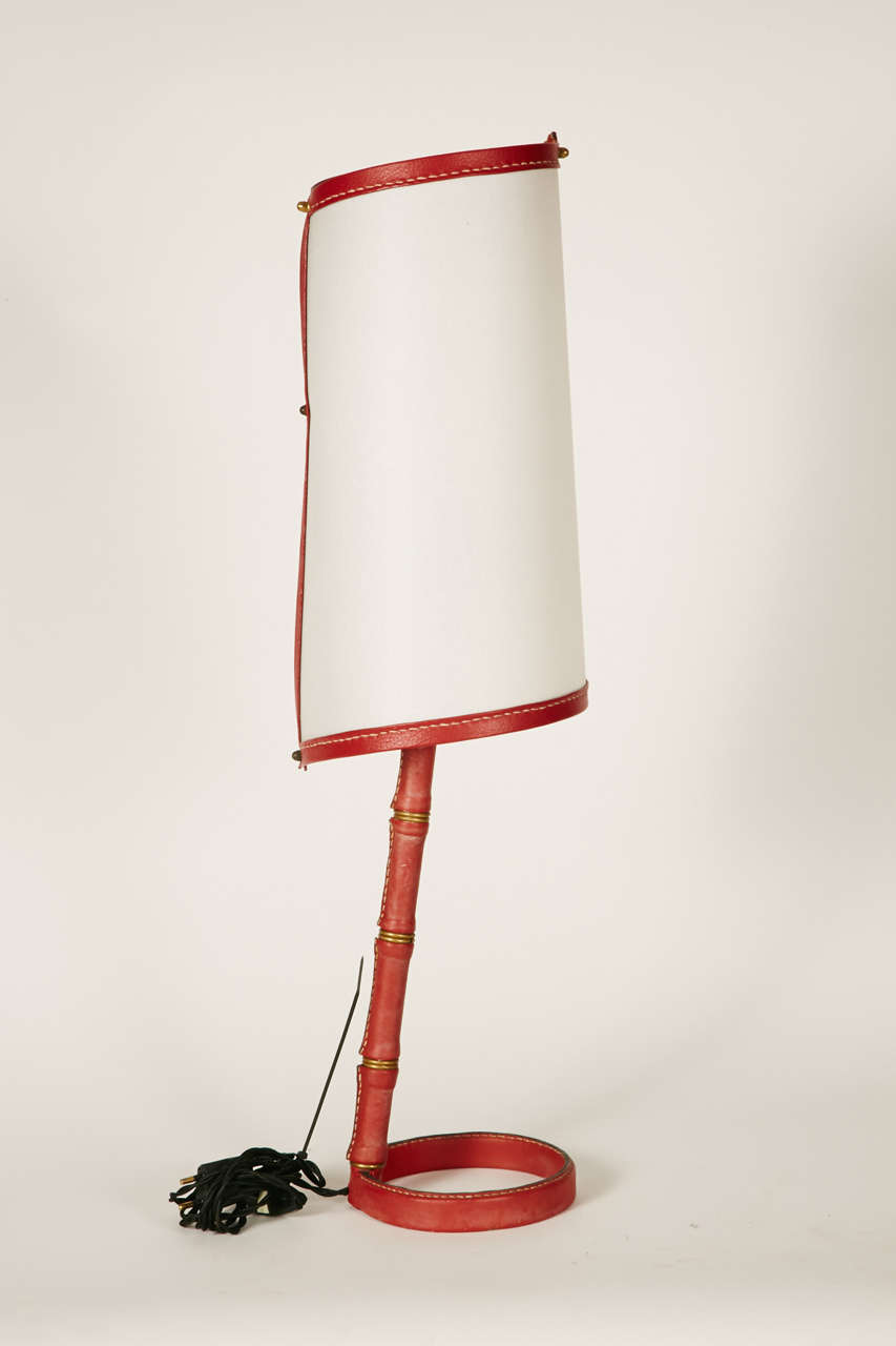 1950s Lamp by Jacques Adnet 2