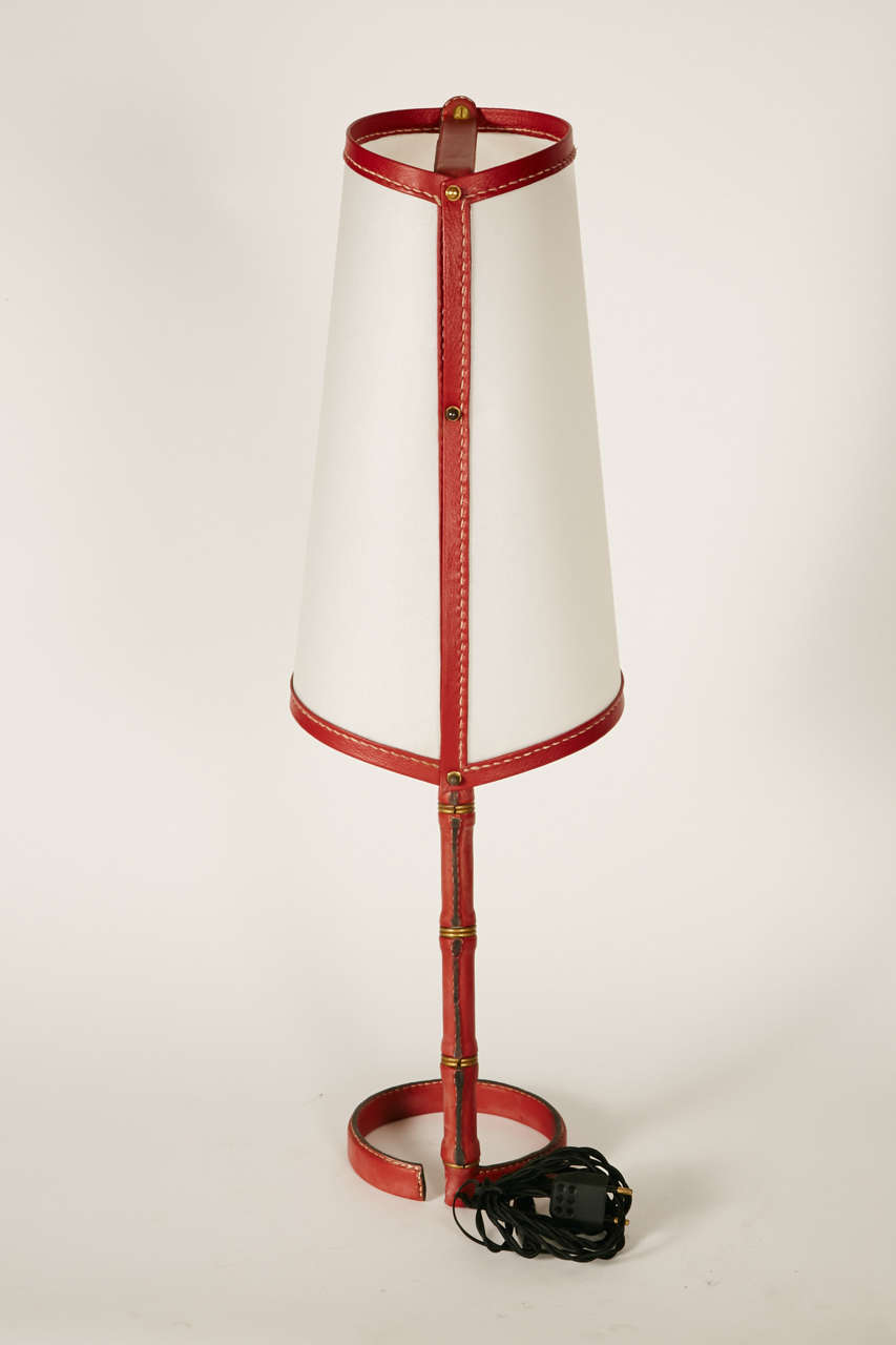 1950s Lamp by Jacques Adnet 3