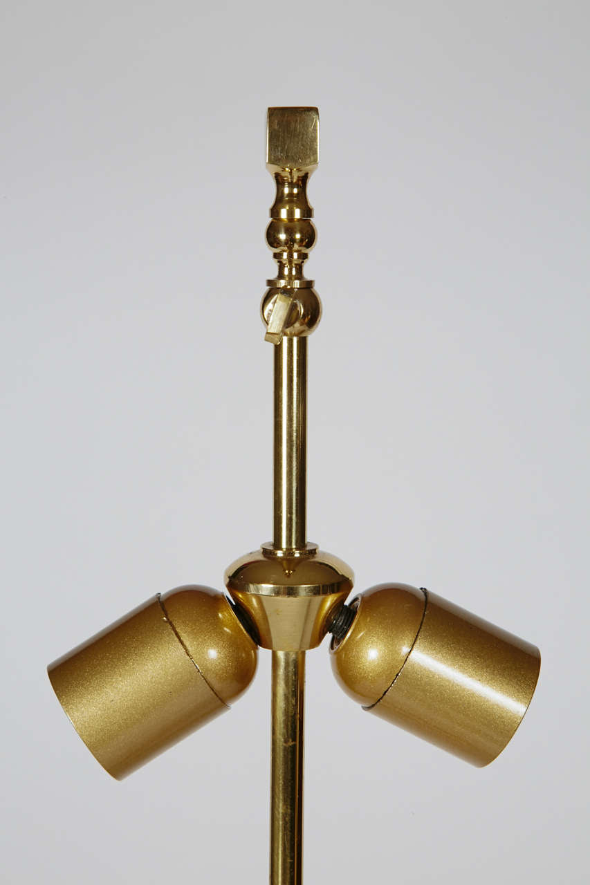 Paire de lampes de table en forme de paon par Willy Daro en vente 1