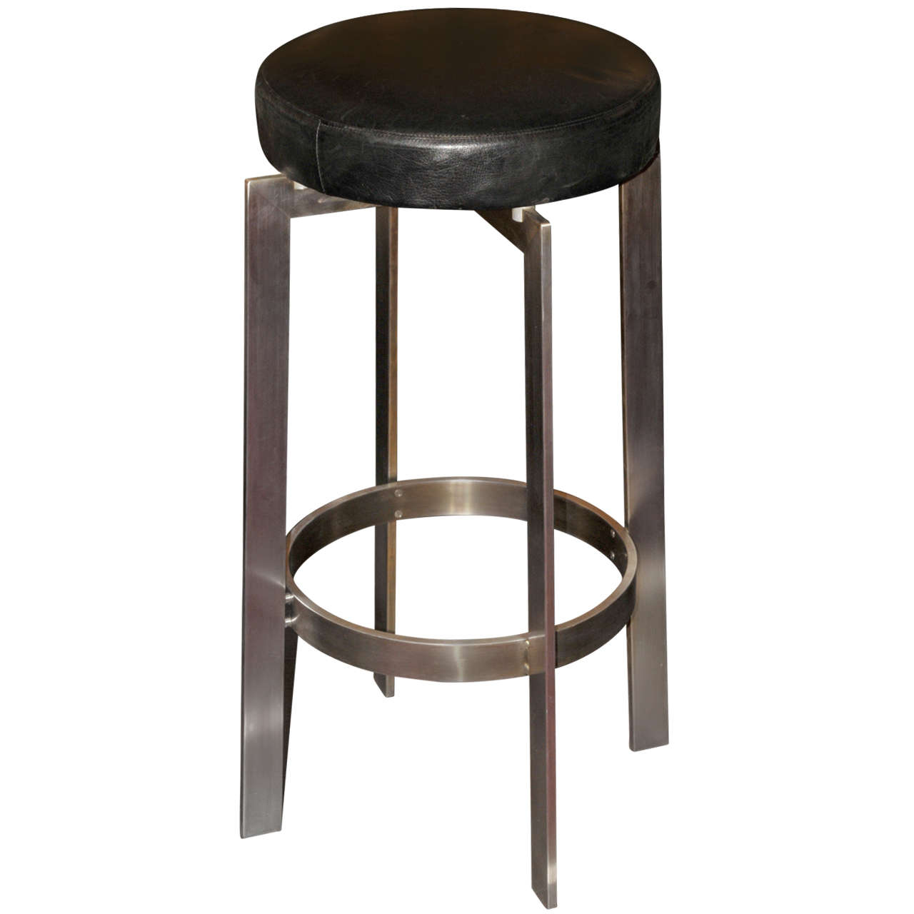 Pair of 1970's Stools by Paul Legeard For Sale