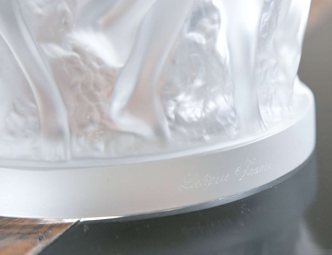 20th Century Lalique Crystal Vase