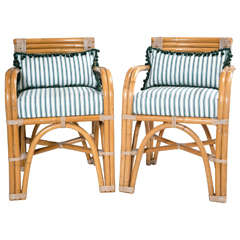 Pair of Rattan Vintage Chairs