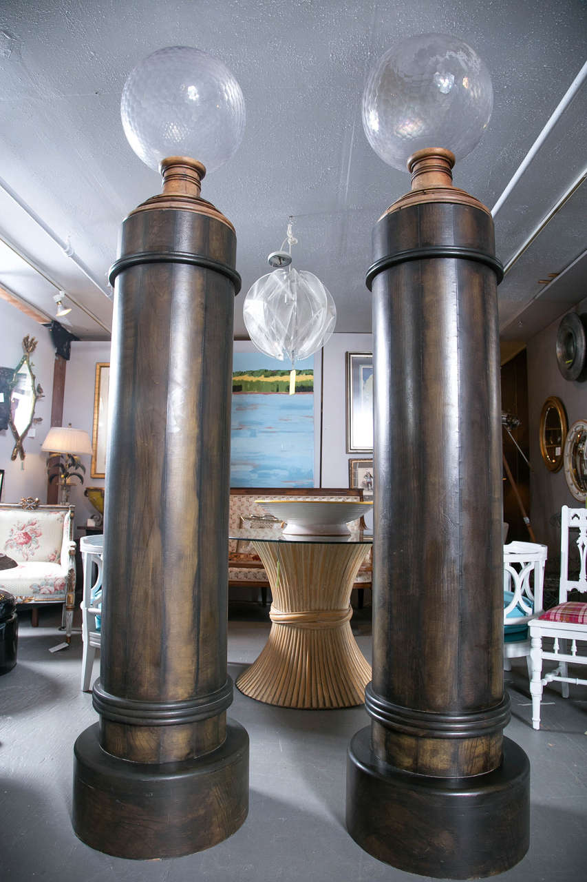 Unique Pair of Columns at 1stDibs