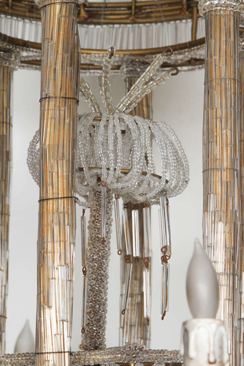 Unusual, Sicilian, Beaded Chandeliers 3