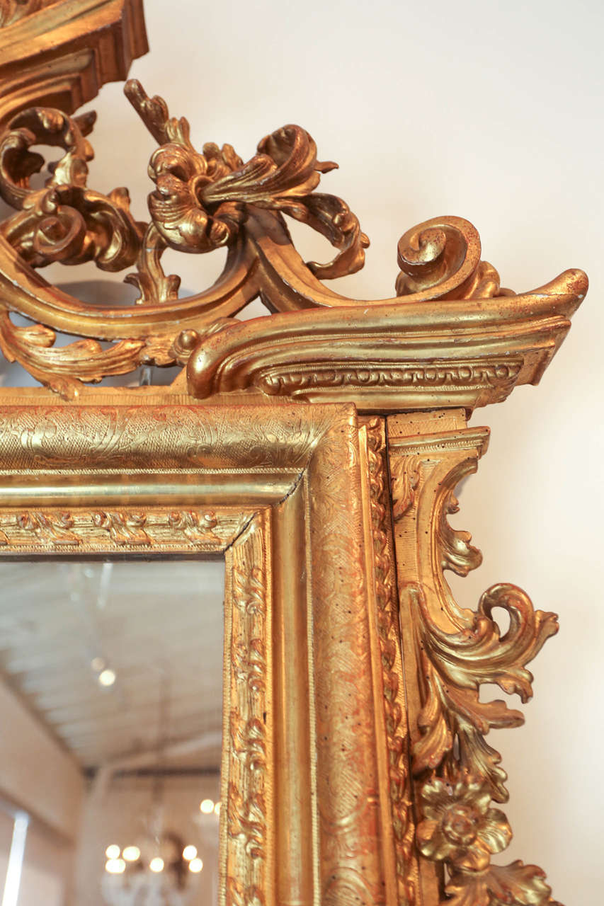 Carved Grand, 18th c., Venetian Mirror