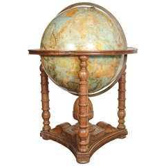 Grand, 19th Century Painted Globe 10