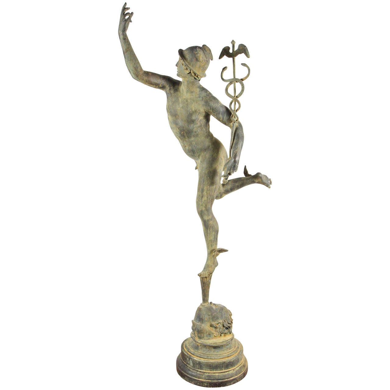 Grand, Bronze Sculpture of Mercury For Sale at 1stdibs
