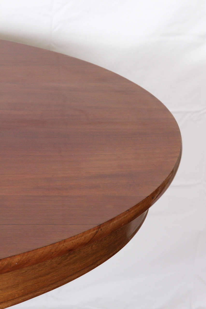 Ebonized Vintage Antigua Pedestal Coffee Table