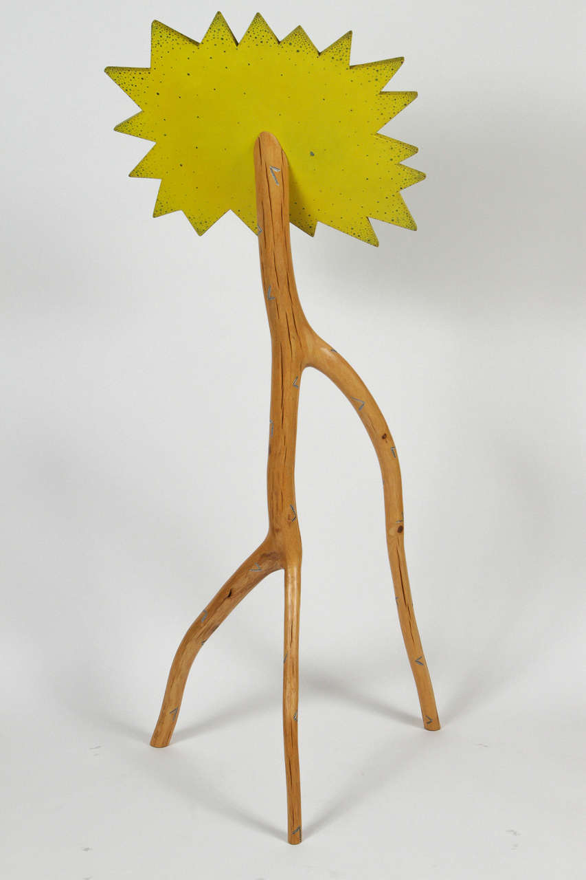 Handcrafted and Hand-Painted Jon Brooks Music Stand, circa 1985 For Sale 2