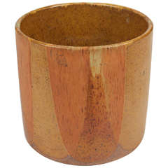 David Cressey for AP # 4025 Planter with Two Color Flame Glaze