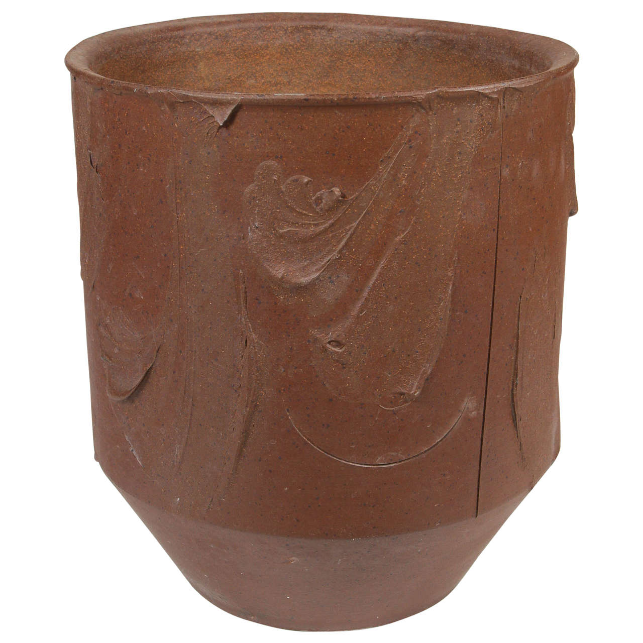 David Cressey for AP # 5048 Unglazed Planter with Expressive Texture For Sale