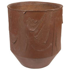 David Cressey for AP # 5048 Unglazed Planter with Expressive Texture