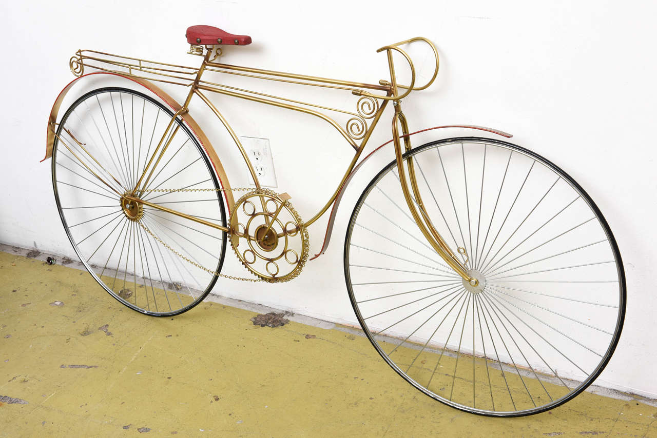 Mid-Century Modern Curtis Jere Bicycle Sculpture