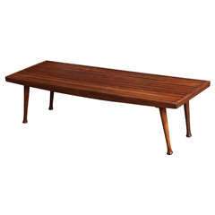 Mid-Century Slat Bench