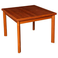 Danish 1970 Drop Leaf Teak Table