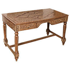 Bone Inlaid Desk